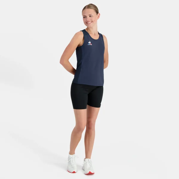 Playera Le Coq Sportif Mujer Azul - Imagen 4