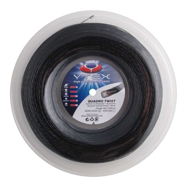 16L/1.26 mm Ytex Rollo Quadro Twist Black