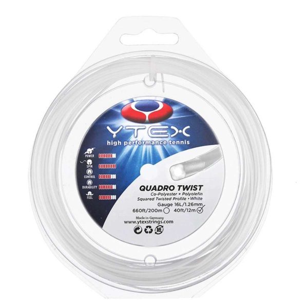 16L/1.25 mm Ytex Set Quadro Twist White