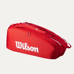 Raquetero Wilson Super Tour Red 6 Pack