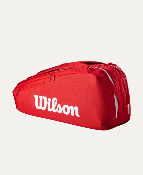 Raquetero Wilson Super Tour Red 6 Pack - Imagen 2