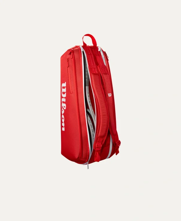Raquetero Wilson Super Tour Red 6 Pack - Imagen 4