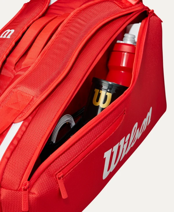 Raquetero Wilson Super Tour Red 6 Pack - Imagen 6