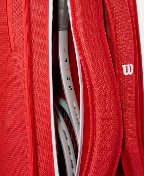 Raquetero Wilson Super Tour Red 6 Pack - Imagen 8