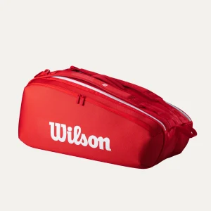 Raquetero Wilson Super Tour Red 9 Pack