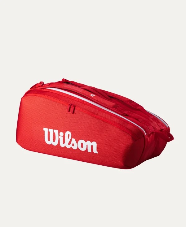 Raquetero Wilson Super Tour Red 9 Pack