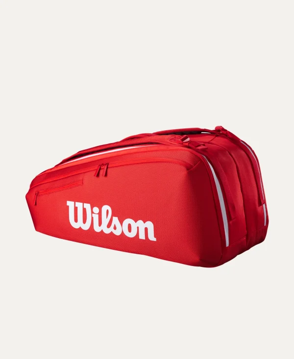 Raquetero Wilson Super Tour Red 9 Pack - Imagen 2