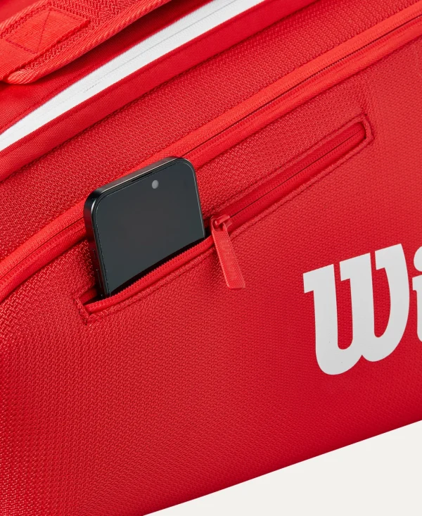 Raquetero Wilson Super Tour Red 9 Pack - Imagen 5
