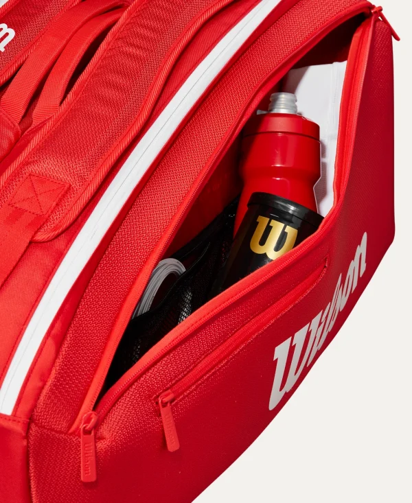Raquetero Wilson Super Tour Red 9 Pack - Imagen 6
