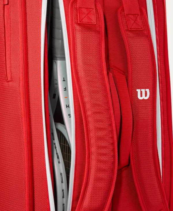 Raquetero Wilson Super Tour Red 9 Pack - Imagen 8