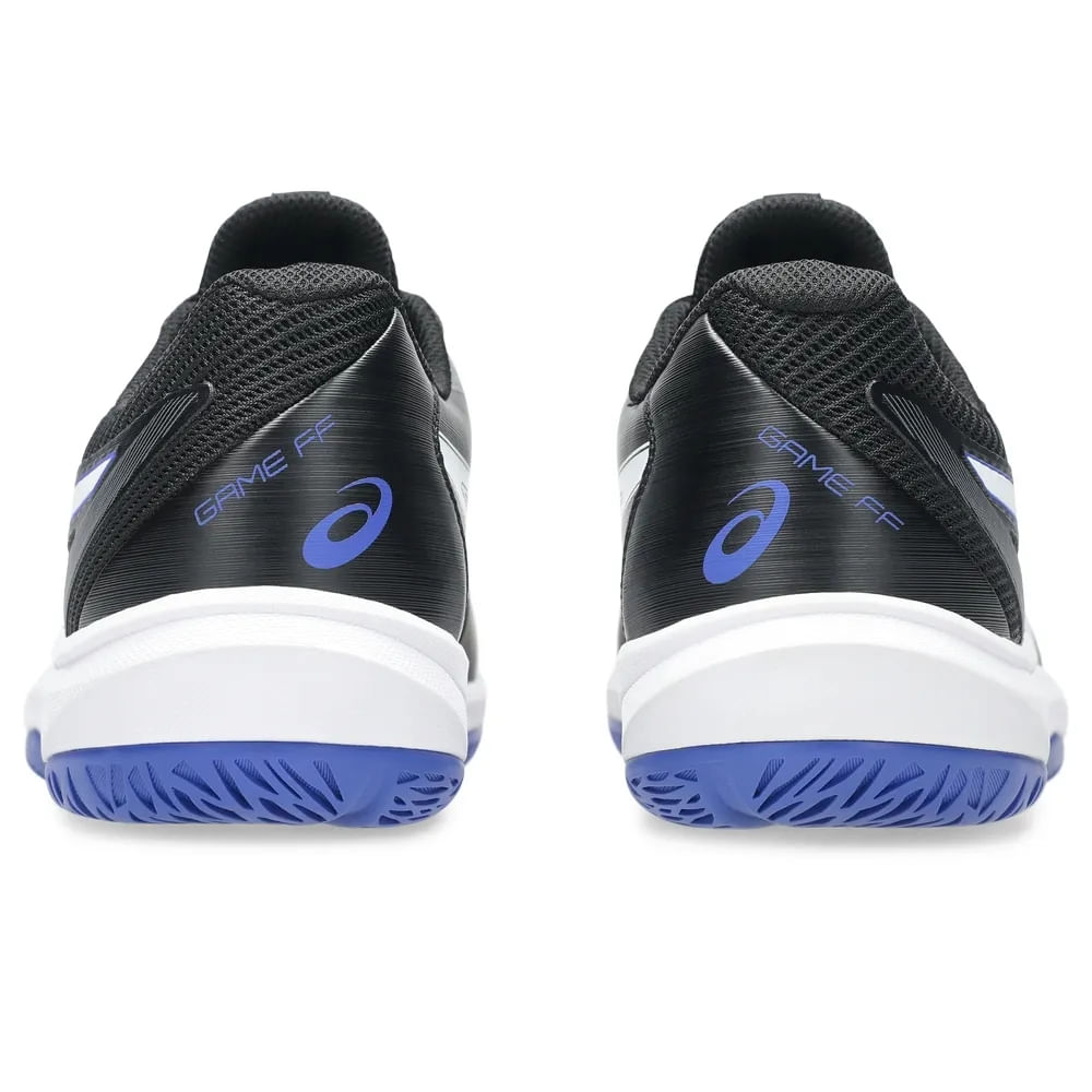 Tenis Asics GAME FF Negro/Blanco - Imagen 5