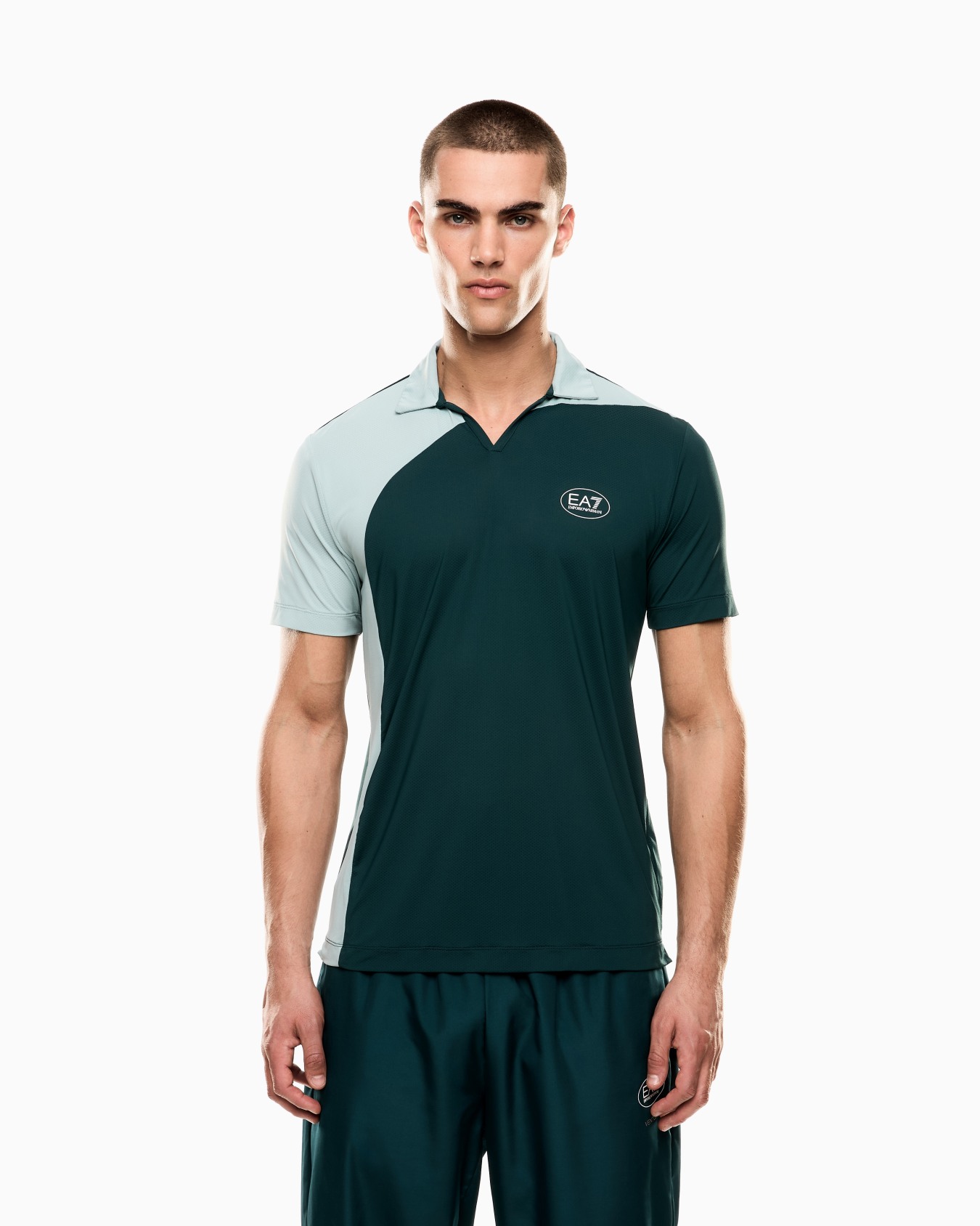 Playera EA7 TENNIS PRO M POLO PA ST COLORBLOCK - Imagen 4