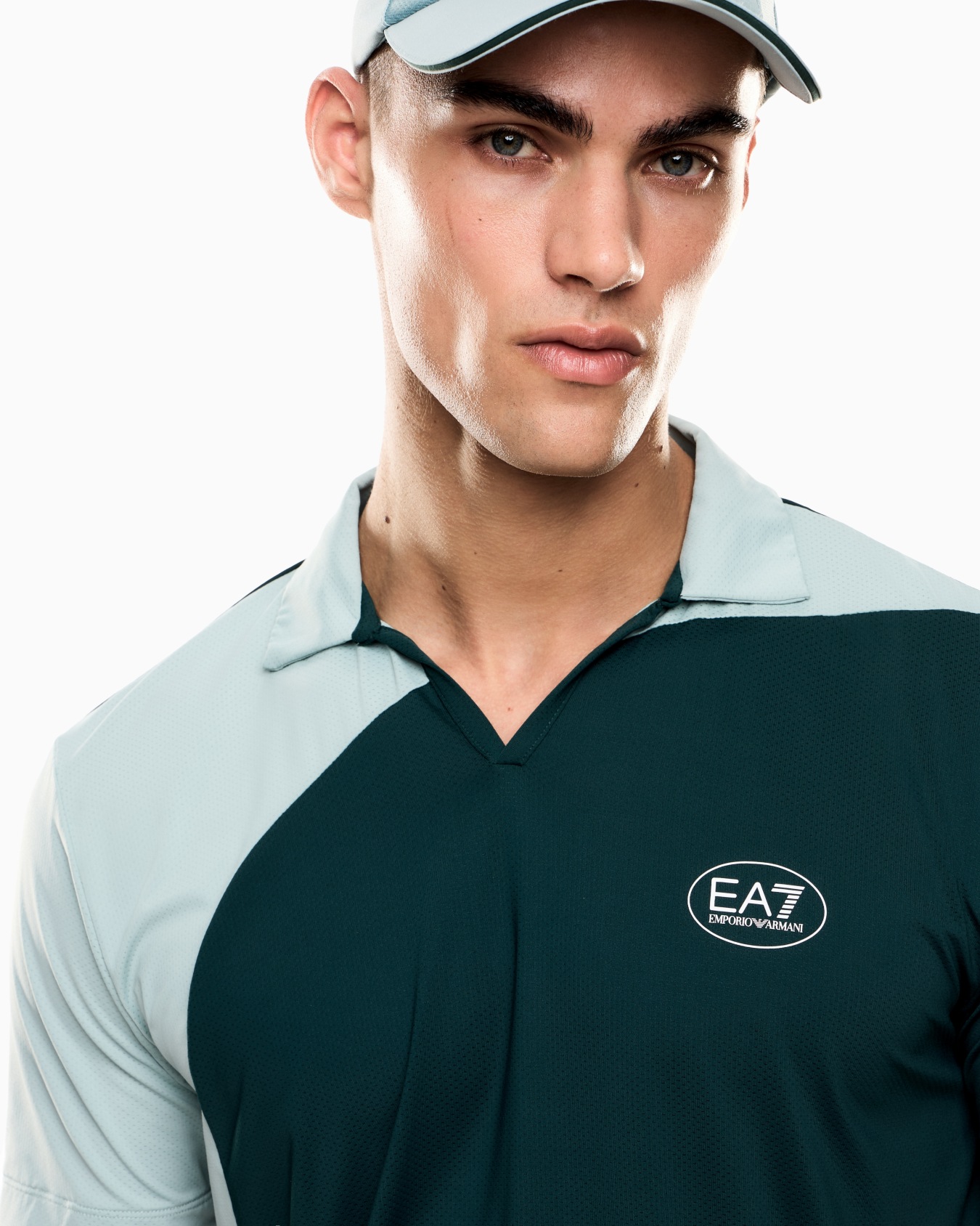 Playera EA7 TENNIS PRO M POLO PA ST COLORBLOCK - Imagen 5