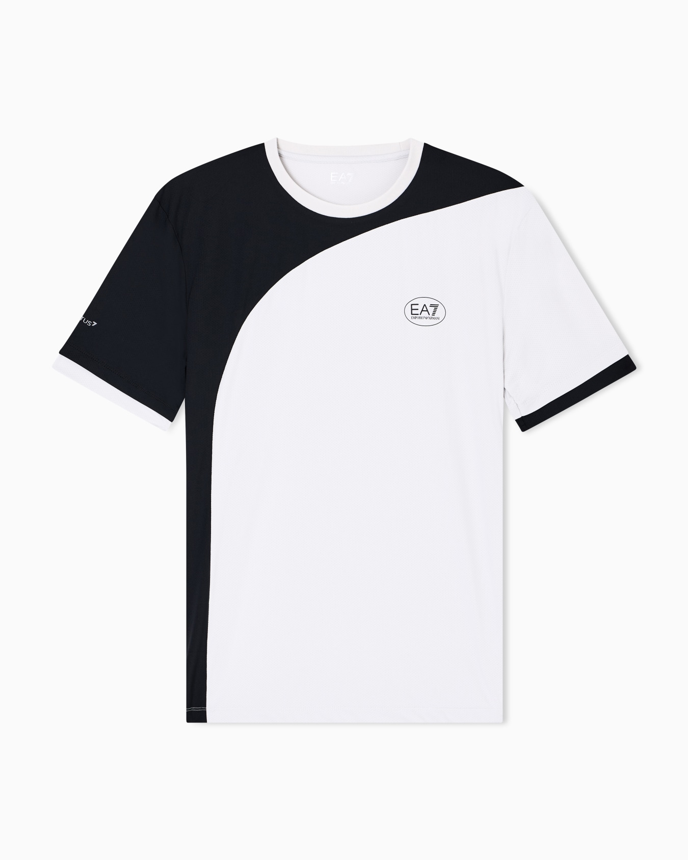 Playera EA7 TENNIS PRO M TEE Blanco/Negro