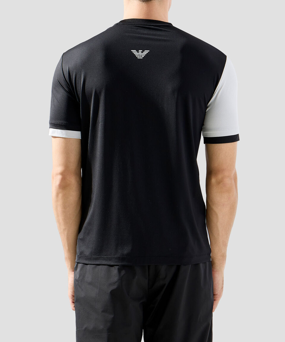 Playera EA7 TENNIS PRO M TEE Negro - Imagen 3