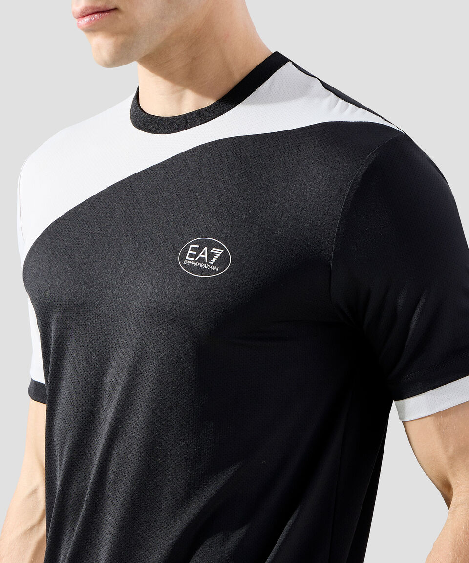 Playera EA7 TENNIS PRO M TEE Negro - Imagen 5