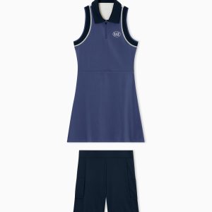 Vestido EA7 TENNIS PRO W FREESTYLE POLO DRESS Armani Blue