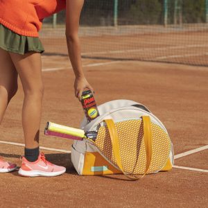 Mochila Lucía Claderón Tennis Amarilla
