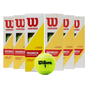 Paquete Wilson 6 cajas de pelotas CHAMPIONSHIP Pressureless