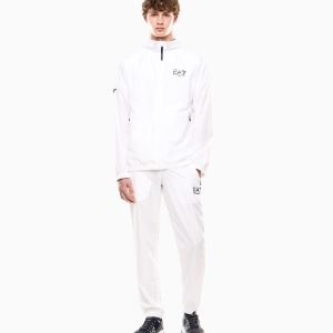 Pants EA7 MULTI-SPORT VENTUS7 M T-SUIT CC HOODIE Blanco