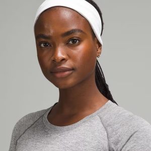 Banda Lululemon Luxtreme Training Headband Blanca